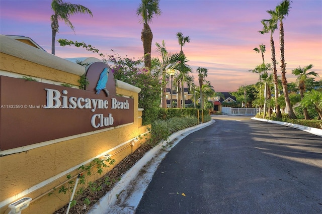 15560 SW 104th Ter Unit 611, Miami, FL 33196 - view of asphalt road featuring curbs and a gate