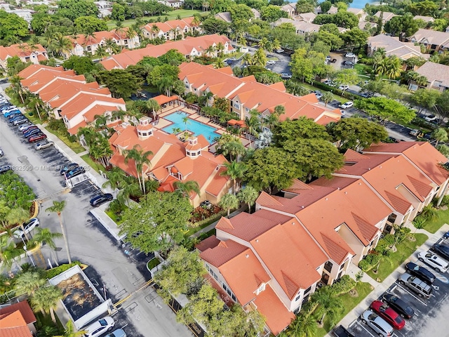 15560 SW 104th Ter Unit 611, Miami, FL 33196 - aerial view of residential area with a pool area