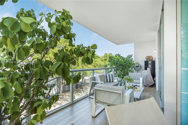 720 NE 62nd St Unit 301, Miami, FL 33138 - balcony with outdoor lounge area