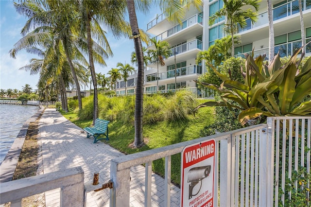 720 NE 62nd St Unit 301, Miami, FL 33138 - view of home's community with a water view