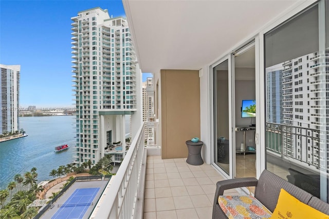 801 Brickell Key Blvd Unit 2006, Miami, FL 33131 - balcony with a water view