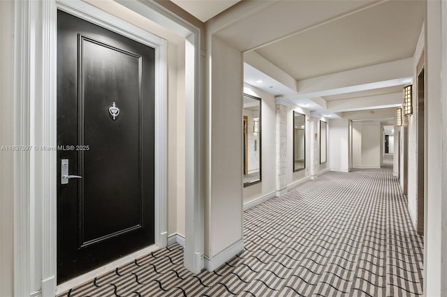 801 Brickell Key Blvd Unit 2006, Miami, FL 33131 - corridor with carpet flooring and baseboards