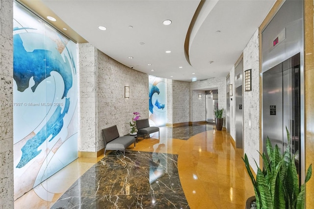 801 Brickell Key Blvd Unit 2006, Miami, FL 33131 - community lobby featuring recessed lighting