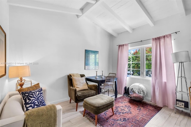 1450 Meridian Ave Unit 202, Miami Beach, FL 33139 - sitting room featuring wood finished floors
