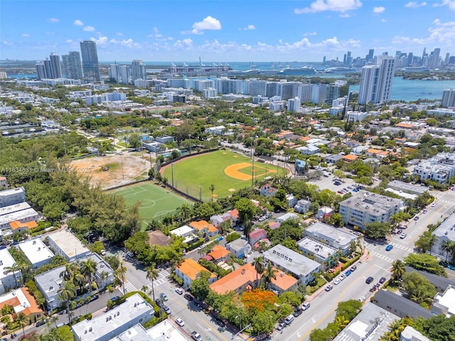 1450 Meridian Ave Unit 202, Miami Beach, FL 33139 - aerial view of skyline and a large body of water