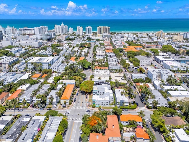 1450 Meridian Ave Unit 202, Miami Beach, FL 33139 - aerial view of property's location featuring nearby urban area and a large body of water