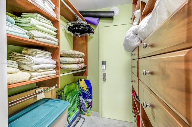 1623 Collins Ave Unit Ph1010, Miami Beach, FL 33139 - walk in closet with marble finish floors