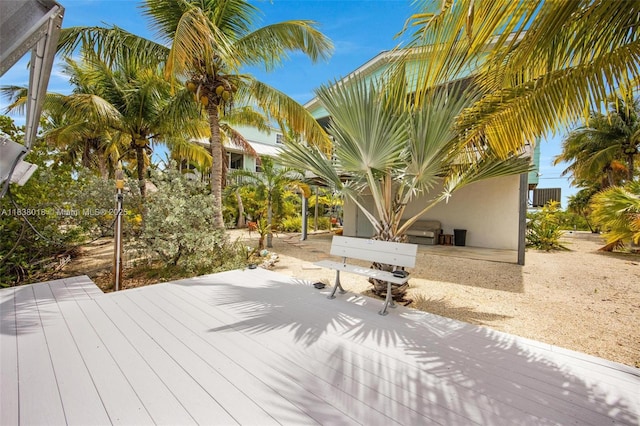 547 Heck, Little Torch Key, FL 33042 - view of wooden terrace