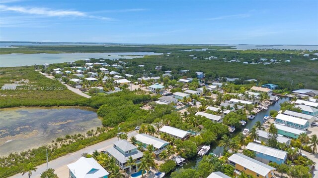 547 Heck, Little Torch Key, FL 33042 - aerial perspective of suburban area with a nearby body of water