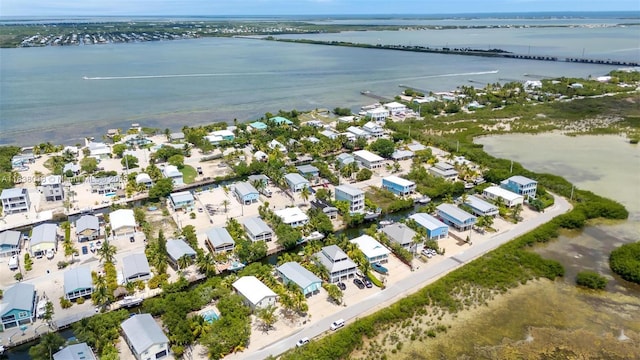 547 Heck, Little Torch Key, FL 33042 - aerial view of property's location with a large body of water and nearby suburban area