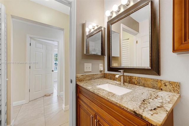 547 Heck, Little Torch Key, FL 33042 - bathroom with vanity and tile patterned flooring