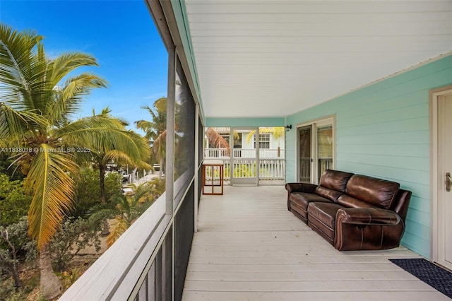 547 Heck, Little Torch Key, FL 33042 - wooden terrace with an outdoor hangout area