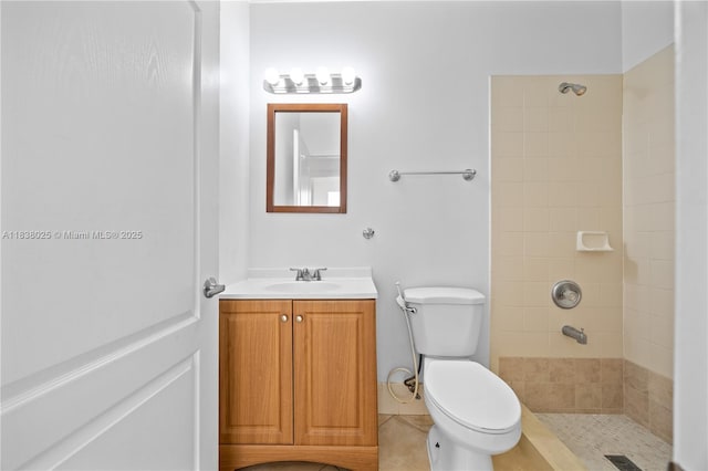 15057 SW 9th Ter, Miami, FL 33194 - full bath featuring vanity, a tile shower, and tile patterned flooring