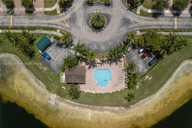 15057 SW 9th Ter, Miami, FL 33194 - bird's eye view of a pool