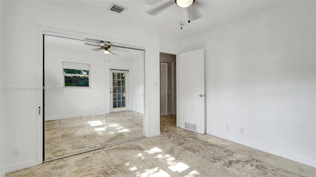 1348 Holly Heights Dr Unit 17, Fort Lauderdale, FL 33304 - unfurnished bedroom with a ceiling fan and baseboards