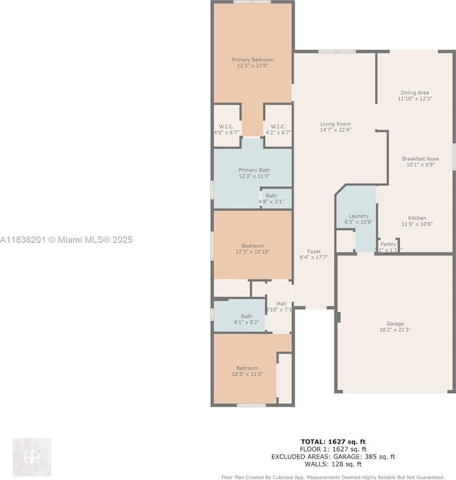 798 Quartz Ter, Palm Beach, FL 33413 - view of home floor plan