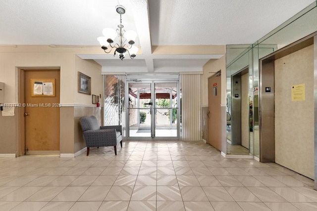 8280 SW 24th St Unit 7105, North Lauderdale, FL 33068 - community lobby featuring coffered ceiling, beam ceiling, and a textured ceiling