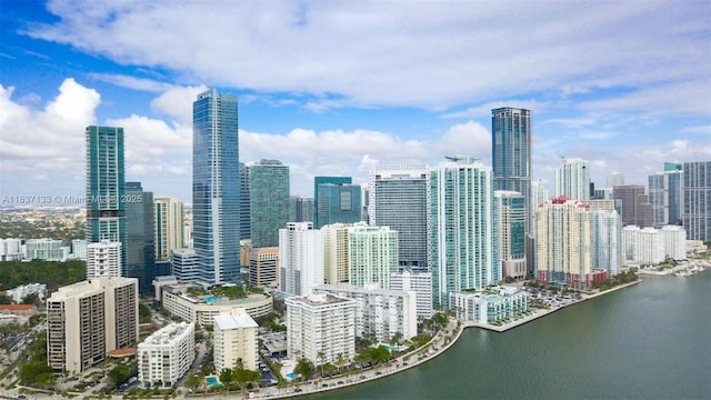 1435 Brickell Ave Unit 3106, Miami, FL 33131 - view of city skyline with a large body of water