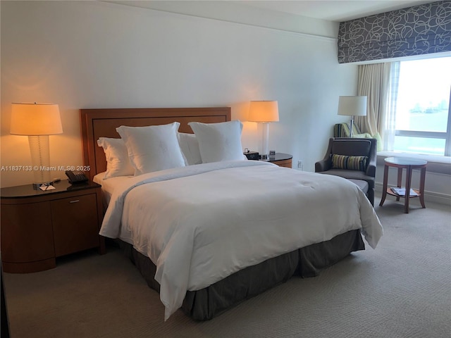 1435 Brickell Ave Unit 3106, Miami, FL 33131 - bedroom featuring light colored carpet
