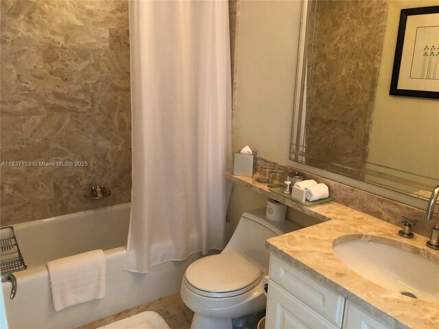 1435 Brickell Ave Unit 3106, Miami, FL 33131 - full bath with vanity and shower / bath combo