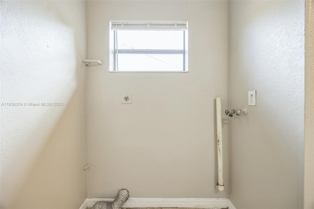 1160 NW 47th Ave, Lauderhill, FL 33313 - laundry room with electric dryer hookup and baseboards