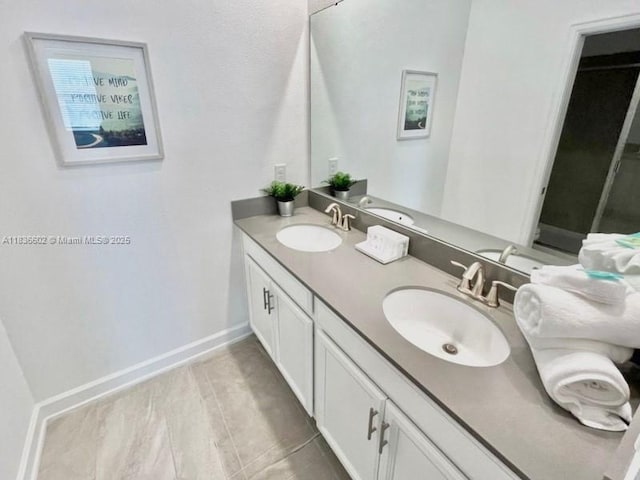 9338 Sommerset Hls, Kissimmee, FL 33896 - full bath featuring double vanity and tile patterned floors