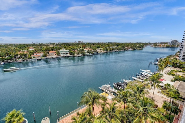 5600 Collins Ave Unit 10L, Miami Beach, FL 33140 - water view featuring nearby urban area