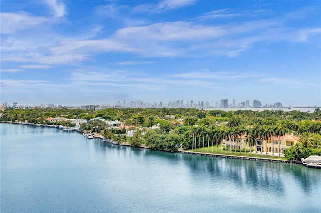 5600 Collins Ave Unit 10L, Miami Beach, FL 33140 - aerial view of skyline and a nearby body of water
