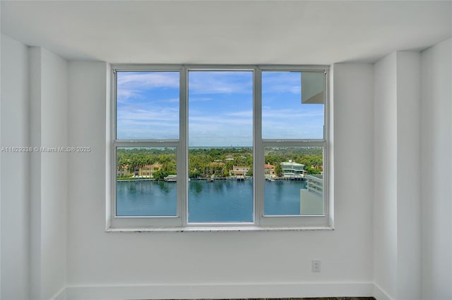 5600 Collins Ave Unit 10L, Miami Beach, FL 33140 - unfurnished room featuring a water view