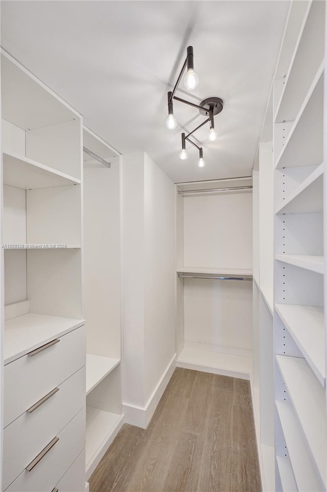 5600 Collins Ave Unit 10L, Miami Beach, FL 33140 - walk in closet with light wood-style flooring