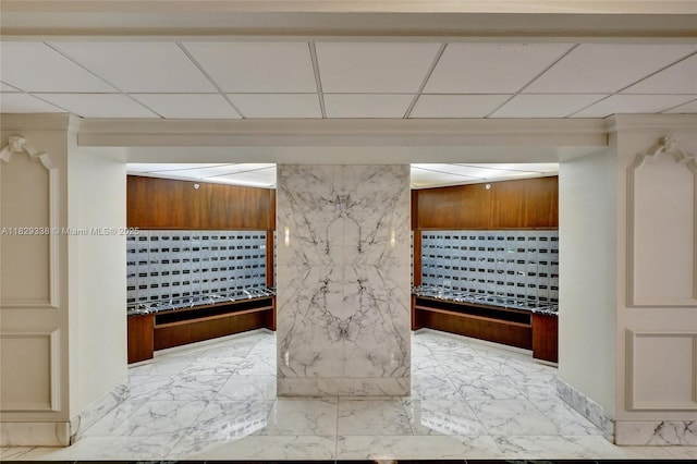 5600 Collins Ave Unit 10L, Miami Beach, FL 33140 - view of home's community with a paneled ceiling