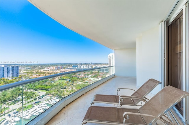 7000 Island Blvd Unit 2504, Aventura, FL 33160 - balcony featuring a view of city