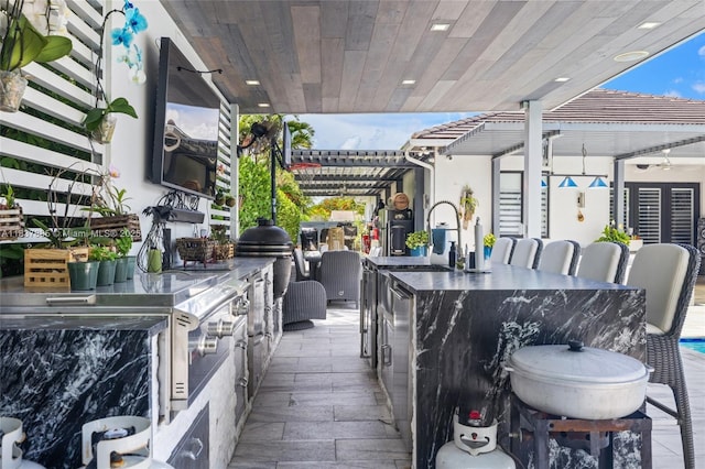 8236 SW 36th St, Miami, FL 33155 - view of patio / terrace featuring area for grilling