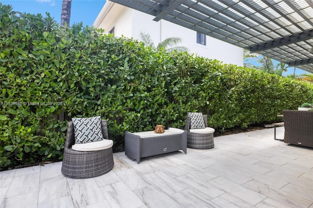8236 SW 36th St, Miami, FL 33155 - view of patio / terrace with a pergola