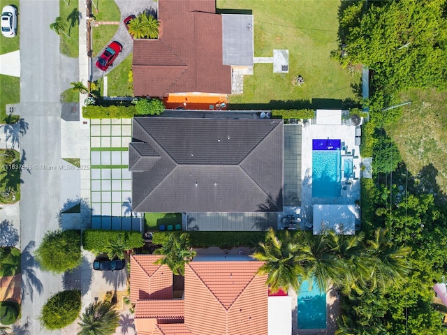 8236 SW 36th St, Miami, FL 33155 - drone / aerial view of a pool area