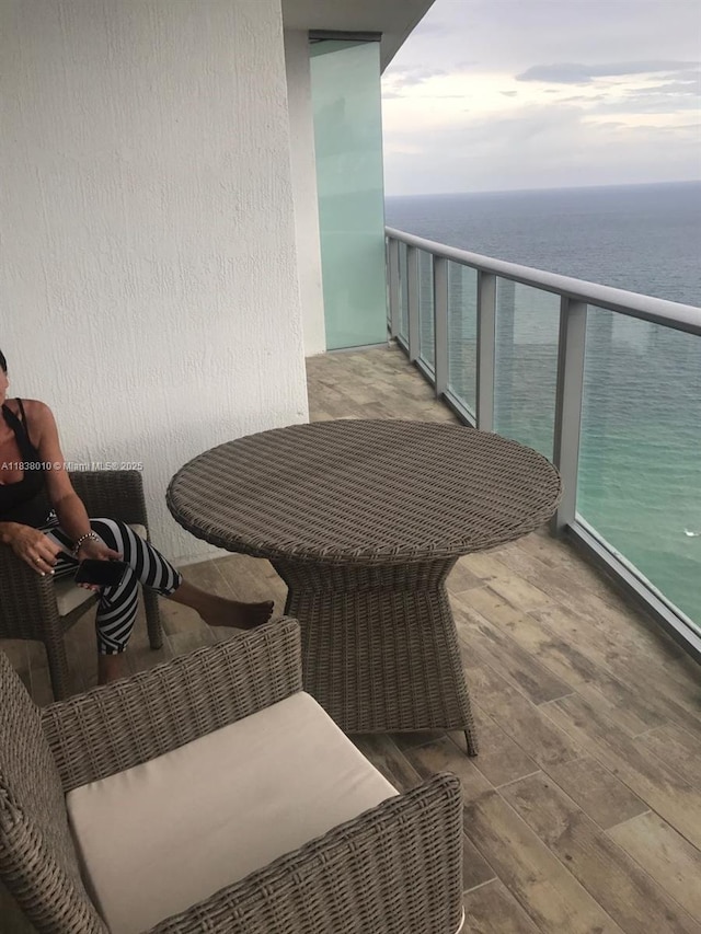 4111 S Ocean Dr Unit 3105, Hollywood, FL 33019 - balcony with a water view