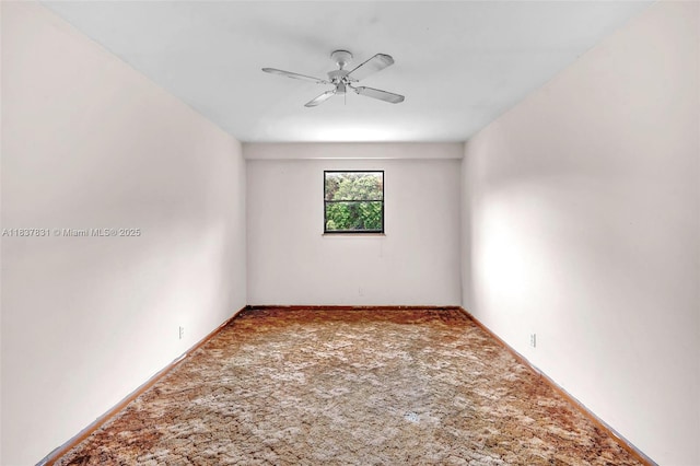 911 Mockingbird Ln, Plantation, FL 33324 - carpeted empty room with ceiling fan
