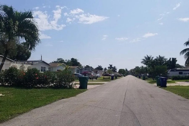 7745 Harbour Blvd, Miramar, FL 33023 - view of asphalt road with a residential view