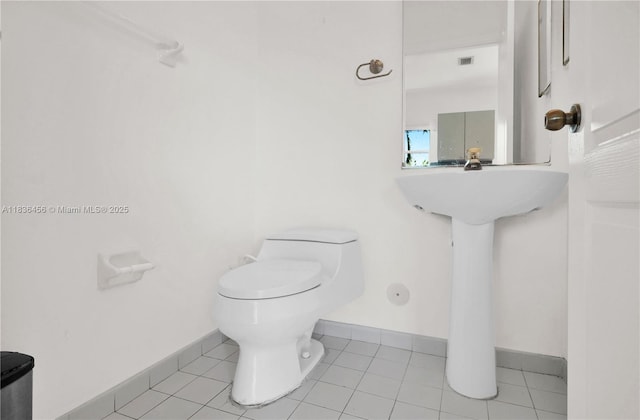 14815 SW 9th Ln, Miami, FL 33194 - bathroom with toilet and tile patterned floors
