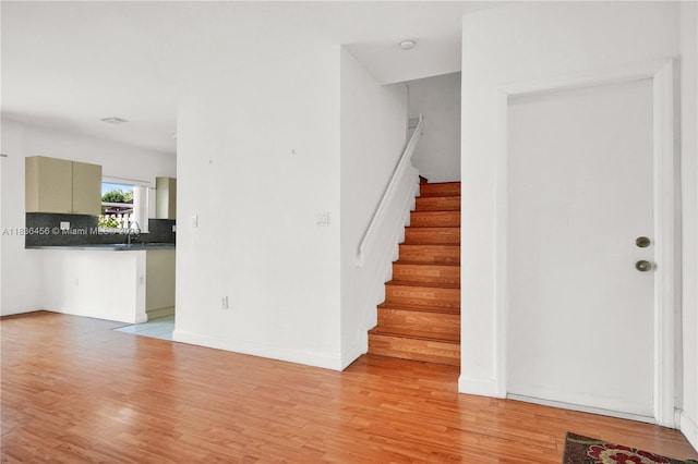 14815 SW 9th Ln, Miami, FL 33194 - stairs featuring wood finished floors