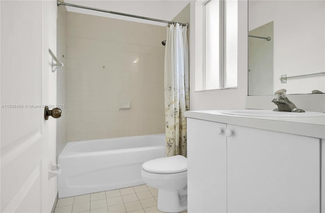 14815 SW 9th Ln, Miami, FL 33194 - bathroom featuring vanity, tile patterned flooring, and shower / tub combo