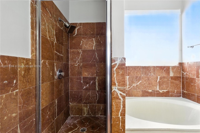 8899 NW 169th Ter, Hialeah, FL 33018 - full bath featuring a stall shower and a bath