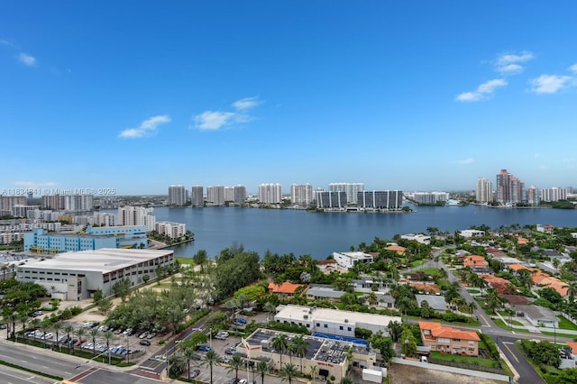 18555 Collins Ave Unit 2003, Sunny Isles Beach, FL 33160 - bird's eye view of a nearby body of water and skyline
