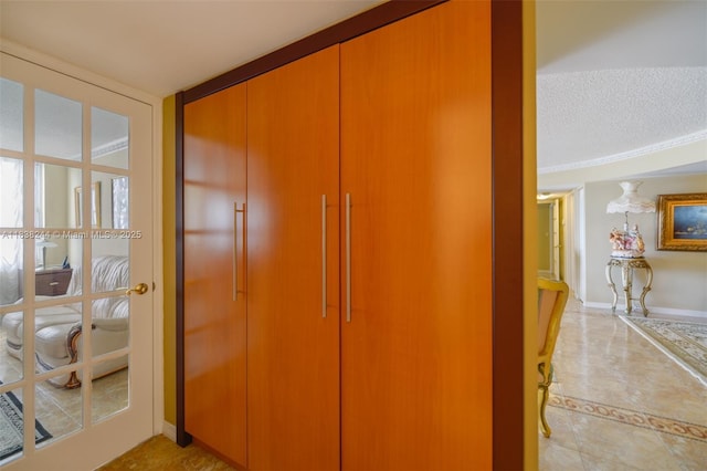 2751 S Ocean Dr Unit 1707S, Hollywood, FL 33019 - hall with inlaid floor details and baseboards