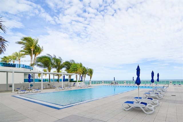 2751 S Ocean Dr Unit 1707S, Hollywood, FL 33019 - community pool featuring a patio area