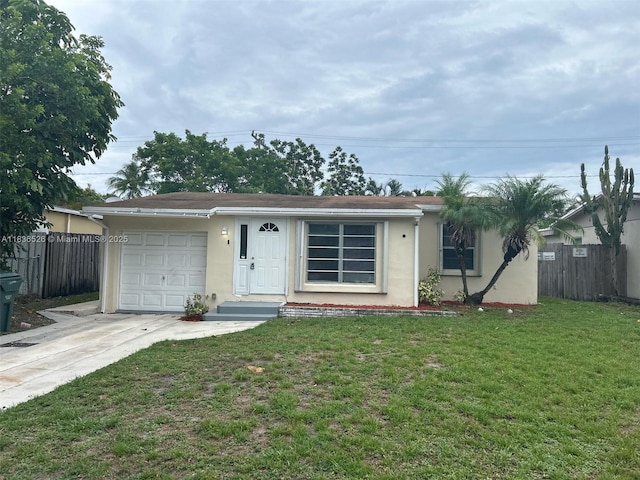 5456 NW 1st Ave, Oakland Park, FL 33309 - ranch-style home with stucco siding and concrete driveway