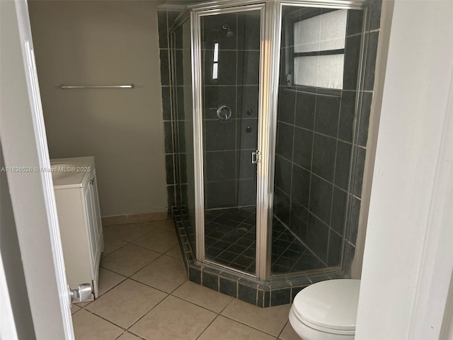 5456 NW 1st Ave, Oakland Park, FL 33309 - full bath with a stall shower, tile patterned floors, and vanity