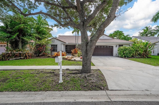 4125 SW 152nd Ave, Miramar, FL 33027 - single story home with a garage, stucco siding, concrete driveway, and a front yard