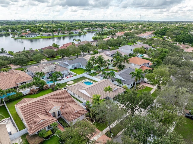 4125 SW 152nd Ave, Miramar, FL 33027 - aerial perspective of suburban area featuring a large body of water