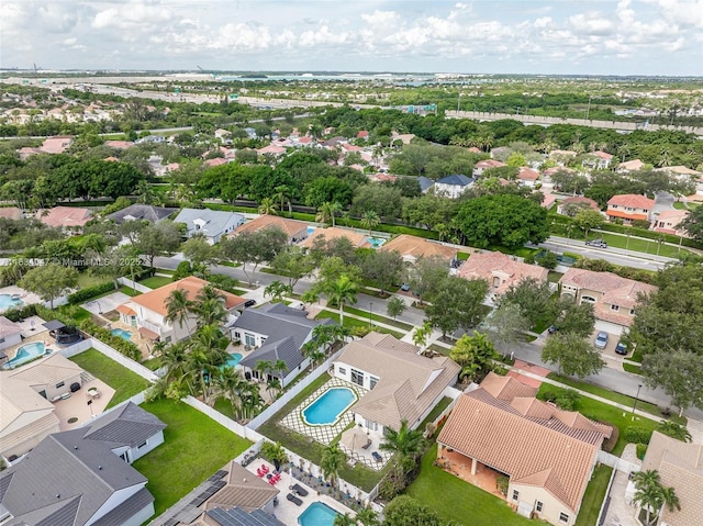 4125 SW 152nd Ave, Miramar, FL 33027 - aerial view of residential area with a pool area